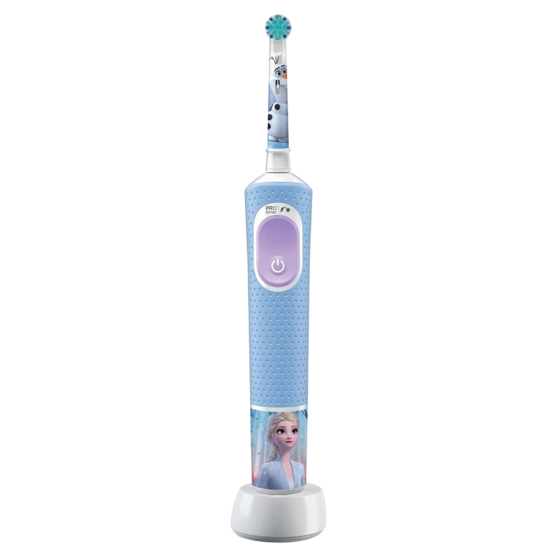 2d175e65-9861-46b6-a4b2-71eacea163cd Periuță de dinți electrică Braun Oral-B Vitality PRO Kids Frozen, Albastru deschis - Image 1