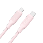 Cablu încărcare și sincronizare XO NB-Q265B, USB Type-C/USB Type-C, 1m, Roz - Image 2