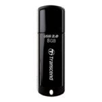 Memorie USB Transcend JetFlash 350, 8GB, Negru - imagine 2