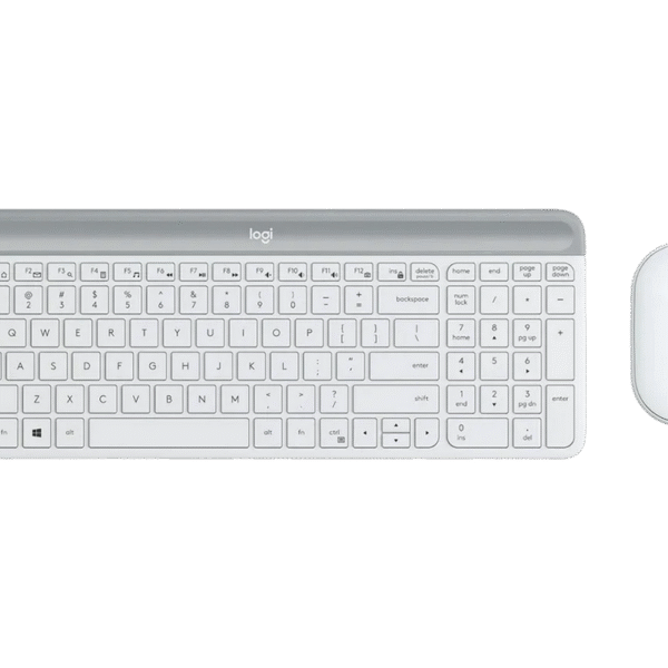 Set Tastatură + Mouse Logitech MK470, Fără fir, Alb