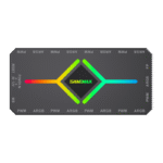 Fan Hub Gamemax V4.0 ARGB+PWM HUB Controller v4.0, negru - imagine 2