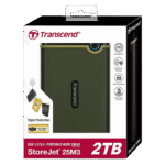 HDD portabil extern Transcend StoreJet 25M3G, 2 TB, Military Green (TS2TSJ25M3G) - imagine 7
