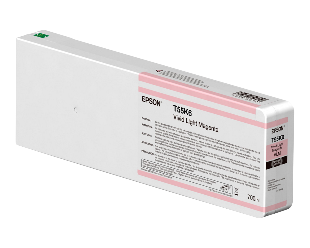 3279efb1-f546-48e9-a395-aff98e1cc91a Cartuș de cerneală Epson T55K60N UltraChrome HDX/HD, 700ml, Magenta Lumină Vii - Image 1