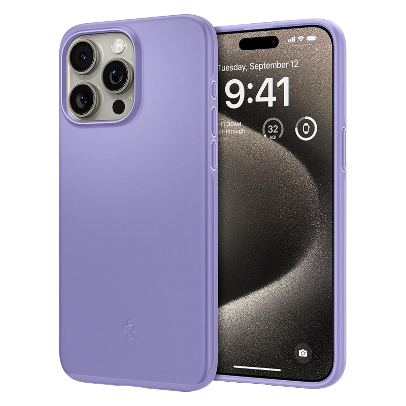 33101720-b98f-4067-8e17-4f804bbe4a09 Husă Spigen iPhone 15 Pro Max Thin Fit, Iris violet - Image 1