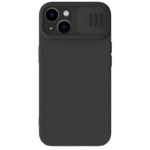 Husă Nillkin iPhone 15 Plus, CamShield Silky Silicone, Elegant Black