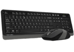 Set Tastatură + Mouse A4Tech FG1010S, Fără fir, Gri - Image 6
