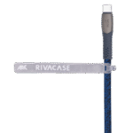 Cablu de încărcare și date Rivacase PS6105, USB Type-C/USB Type-C, 1,2m, Albastru - Image 3
