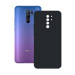 Husă Xcover Redmi 9 - Soft Touch (Microfiber), Negru - Image 2
