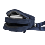 Geantă pe umăr Bobby Boxy Sling, Polietilen tereftalat reciclat, Bleumarin - Image 6