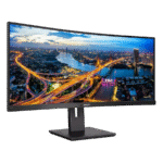 34" Monitor Philips 345B1C, VA 3440x1440 WQHD, Negru - imagine 10