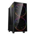 Carcasă PC Gamemax Black Hole, Midi-Tower, Fără PSU, Negru - Image 2
