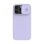 Husă Nillkin iPhone 13 Pro, CamShield Silky Silicone, Misty Purple - Image 3