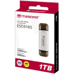 SSD portabil extern Transcend ESD310S, 1 TB, Argintiu (TS1TESD310S) - Image 3
