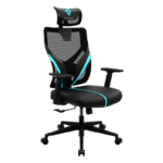 Scaun Gaming ThunderX3 Yama1, PU Piele, Negru/Albastru deschis - imagine 14