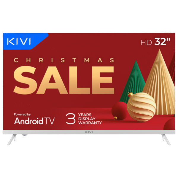 32" LED SMART TV KIVI 32H760QW, 1366x768 HD, Android TV, Alb