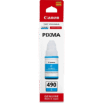 Recipient de cerneală Canon GI-490, 70ml, Cyan - Image 4