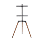 Suport pentru TV pe picior Reflecta TV Stand Elegant 65W black/walnut, #23219, Negru