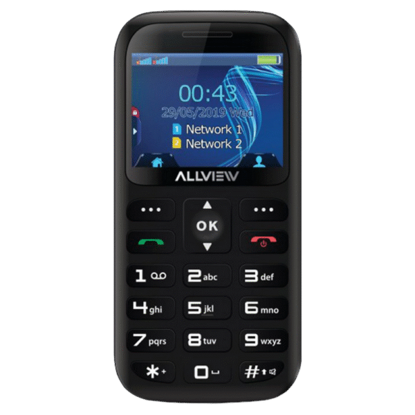 Telefon mobil Allview D2 Senior, 0,03GB/32MB, Negru