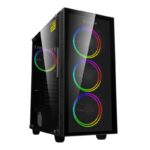 Carcasă PC Gamemax Draco XD, Midi-Tower, Fără PSU, Negru - Image 19