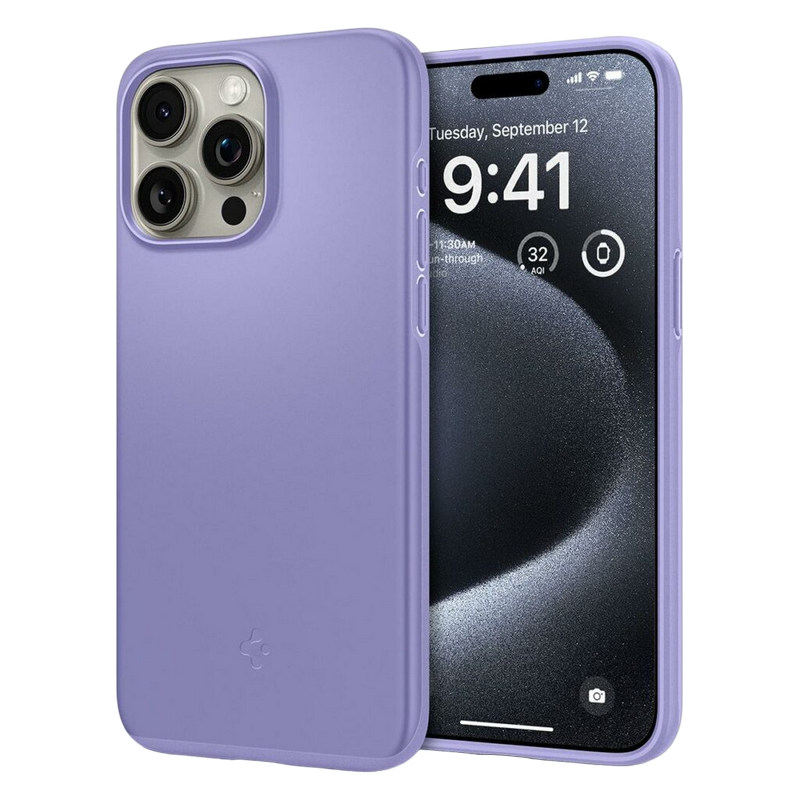 3d5037a0-b46f-4641-a99c-27e692bd7aff Husă Spigen iPhone 15 Pro Thin Fit, Iris violet - Image 1