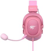 Căști gaming Havit H2002d, Cu fir, Roz - Image 5