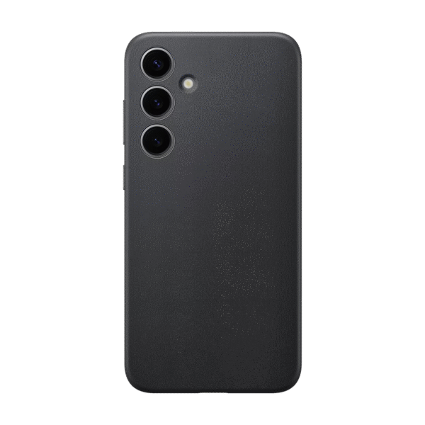 Husă Samsung Vegan Leather Case Galaxy S24+, Negru