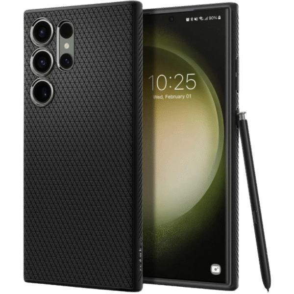 Husă Spigen Samsung S23 Ultra, Liquid Air, Negru mat