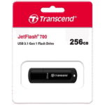 Memorie USB Transcend JetFlash 700, 256GB, Negru - Image 2