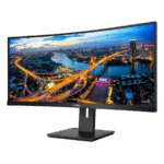 34" Monitor Philips 345B1C, VA 3440x1440 WQHD, Negru - imagine 4