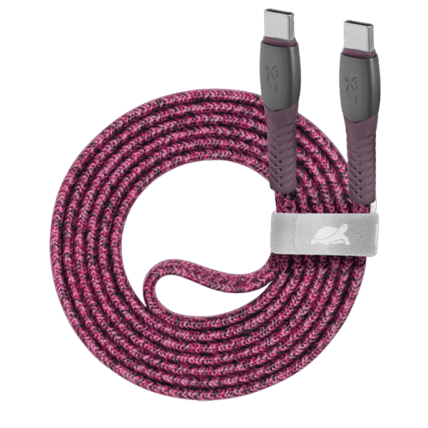 Cablu de încărcare și date Rivacase PS6105, USB Type-C/USB Type-C, 1,2m, Roșu