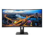 34" Monitor Philips 345B1C, VA 3440x1440 WQHD, Negru
