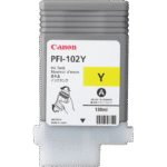 Cartuș de cerneală Canon PFI-102, 130ml, Galben