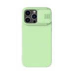 Husă Nillkin iPhone 14 Pro Max, CamShield Silky Silicone, Verde