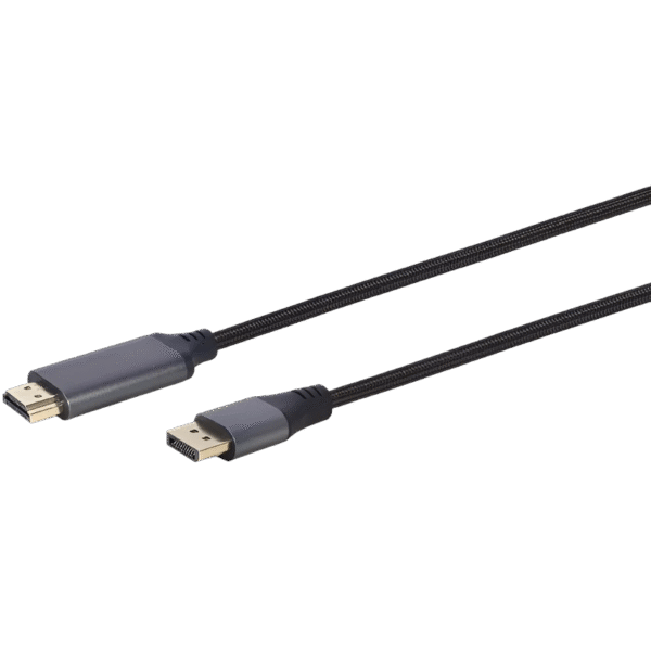 Cablu Video Cablexpert CC-DP-HDMI-4K-6, DisplayPort (M) - HDMI (M), 1,8m, Negru