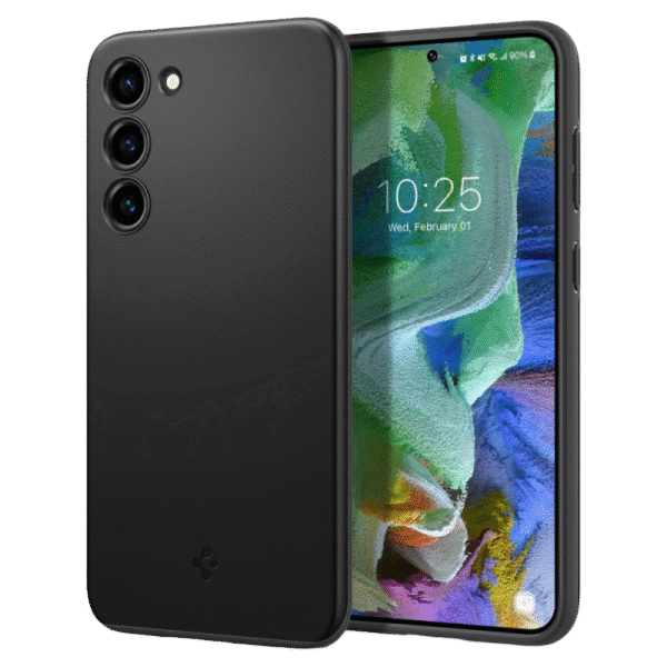 Husă Spigen Samsung S23+, Thin Fit, Negru