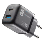 Încărcător Cellularline Wall Charger GAN, 2 Ports, 30W, 30W, Negru - Image 2