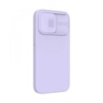 Husă Nillkin iPhone 13 Pro, CamShield Silky Silicone, Misty Purple - Image 4