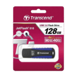 Memorie USB Transcend JetFlash 810, 128GB, Negru/Albastru - imagine 3