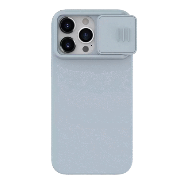 Husă Nillkin iPhone 15 Pro Max, CamShield Silky Silicone, Star-Gray