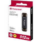 SSD portabil extern Transcend ESD310C, 512 GB, Negru (TS512GESD310C) - Image 4