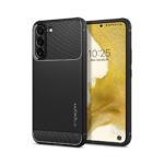 Husă Spigen Samsung S22, Rugged Armor, Negru mat - Image 7