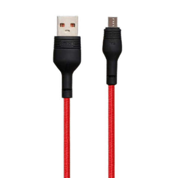 Cablu încărcare și sincronizare XO NB55, Micro-USB/USB Type-A, 1m, Roșu
