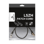 Cat.6A SFTP   0.5m, Black, Copper, PP6A-LSZHCU-BK-0.5M, Cablexpert, Low Smoke Zero Halogen (LSZH) - imagine 2