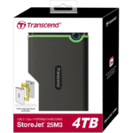 HDD portabil extern Transcend StoreJet 25M3S, 4 TB, Iron Gray (TS4TSJ25M3S) - Image 5
