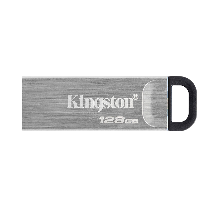 51e75f68-10c5-4c2b-b546-2dbce5676bf4 Memorie USB Kingston DataTraveler Kyson, 128GB, Argintiu - Image 1