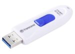 128GB  USB3.1 Flash Drive Transcend "JetFlash  790", White-Blue, Slider (R/W:90/40MB/s) - imagine 4