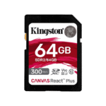 Card de Memorie Kingston Canvas React Plus, 64GB (SDR2/64GB)