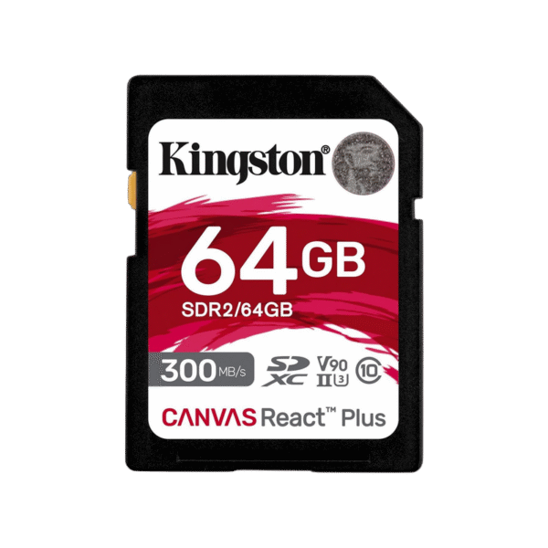 Card de Memorie Kingston Canvas React Plus, 64GB (SDR2/64GB)