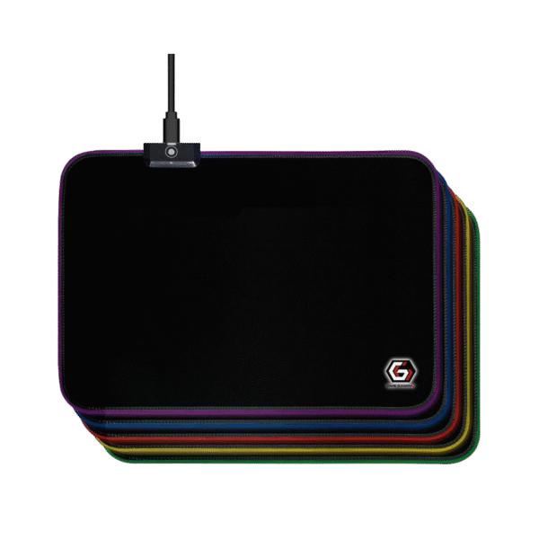 Mouse Pad pentru jocuri Gembird MP-GAMELED, Medium, Negru