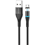 Cablu încărcare și sincronizare XO NB125, USB Type-A/micro-USB, 1m, Negru